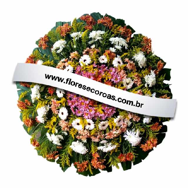 Foto 1 - Coroa de flores em sabará e santa luzia mg